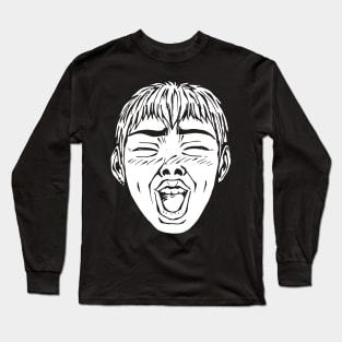 GTO Faces collection - 13 - Eikichi Onizuka -Laugh1- Long Sleeve T-Shirt